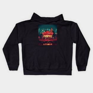 Hot dog Stand Kids Hoodie